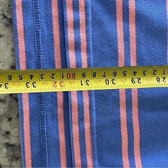 Brooks Brothers Polo Size XL Blue Coral Striped Performance 100% Cotton 1818 Men - Picture 6 of 6